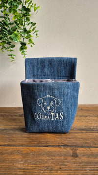 Beloningstas Hond - Grijs met patroon